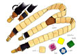 Custom Beads Suspenders